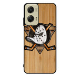 Anaheim Ducks logo wood Case Motorola Moto G Stylus 2024 5G BC1417