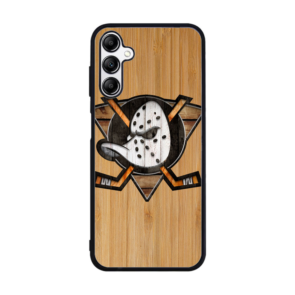 Anaheim Ducks logo wood Case Samsung Galaxy A15 BC1417
