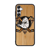 Anaheim Ducks logo wood Case Samsung Galaxy A15 BC1417