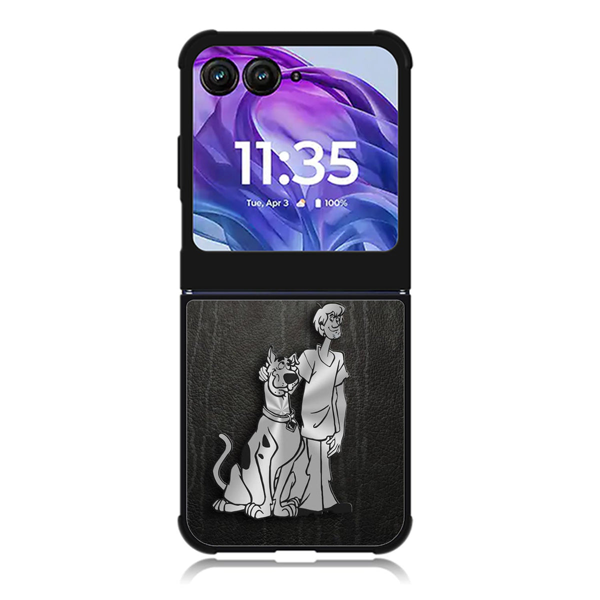 Scooby Doo 3D Silver Motorola Moto Razr 2024 , Moto Razr 50 Case FE1418