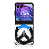 OVERWATCH LOGO BLACK BLUE Motorola Moto Razr 2024 , Moto Razr 50 Case FE1420