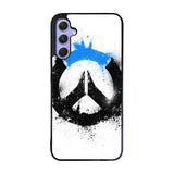OVERWATCH LOGO BLACK BLUE Case Samsung Galaxy A35 5G BC1420