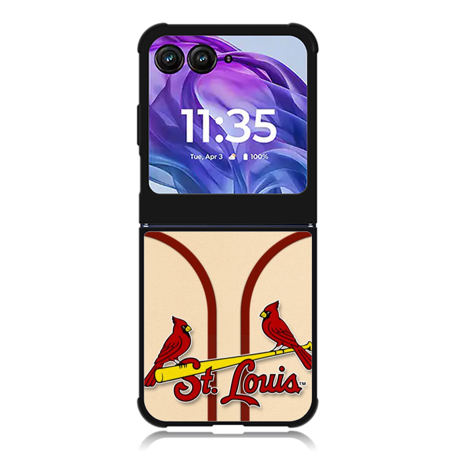 St Louis Cardinals Logo Motorola Moto Razr Plus 2025/2024 Case, Moto Razr 50 Ultra 5G BC1433