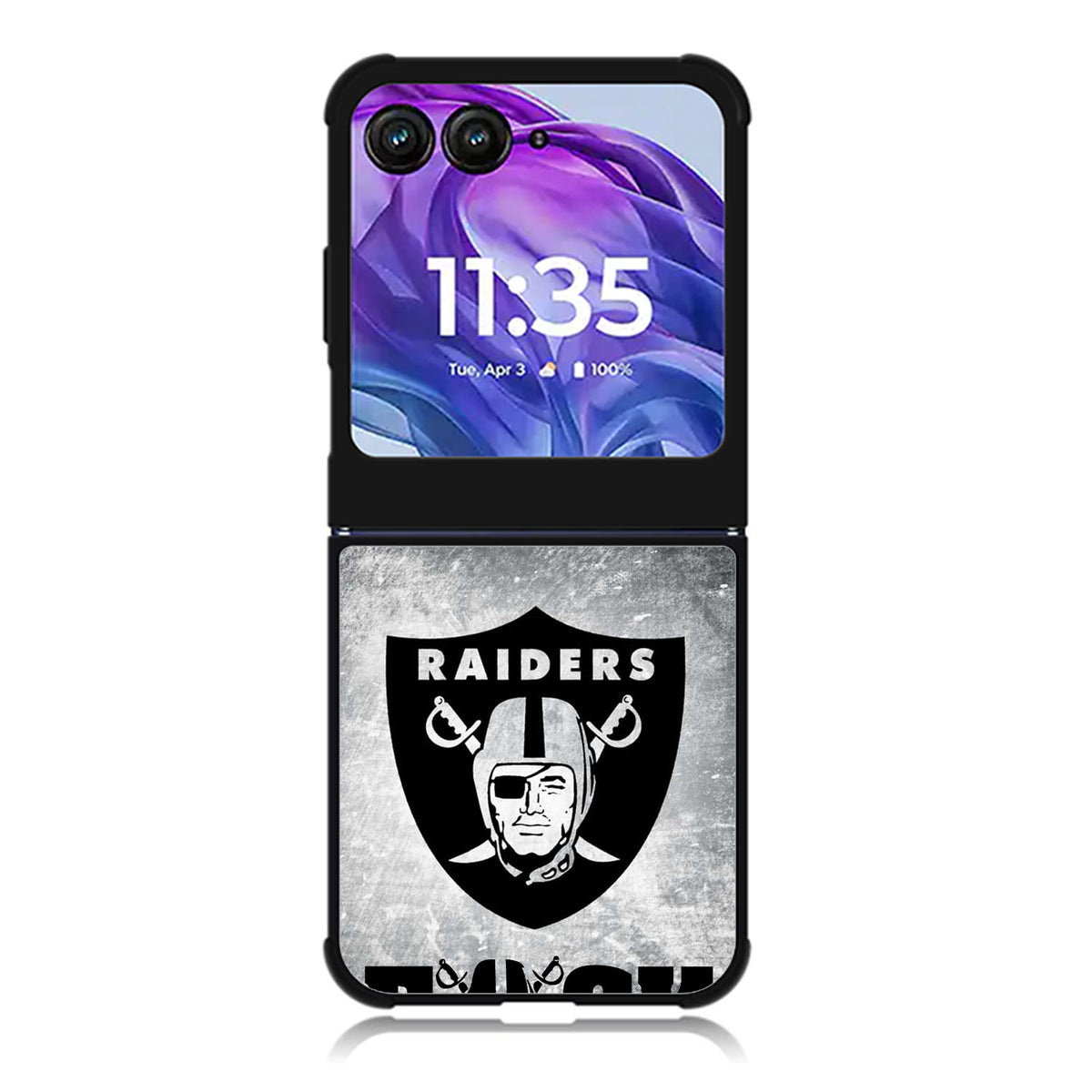 oakland raiders logo Motorola Moto Razr Plus 2025/2024 Case, Moto Razr 50 Ultra 5G BC1434