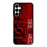See Red Chicago Bulls Playoffs Z4811 Samsung Galaxy A55 5G Case
