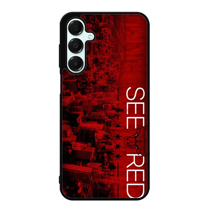 See Red Chicago Bulls Playoffs Z4811 Samsung Galaxy A36 5G Case