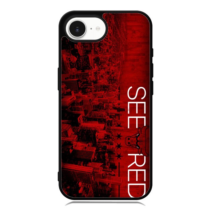 See Red Chicago Bulls Playoffs Z4811 iPhone 16e Case