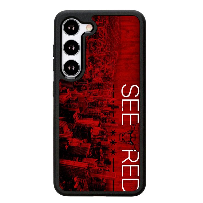 See Red Chicago Bulls Playoffs Z4811 Samsung Galaxy S25 5G Case