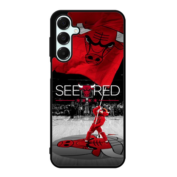 See Red Chicago Bulls Flag Playoff  Z4832 Samsung Galaxy A15 5G Case