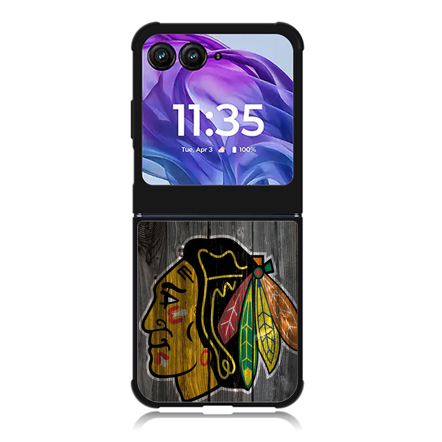Chicago Blackhawks Motorola Moto Razr Plus 2025/2024 Case, Moto Razr 50 Ultra 5G BC1440