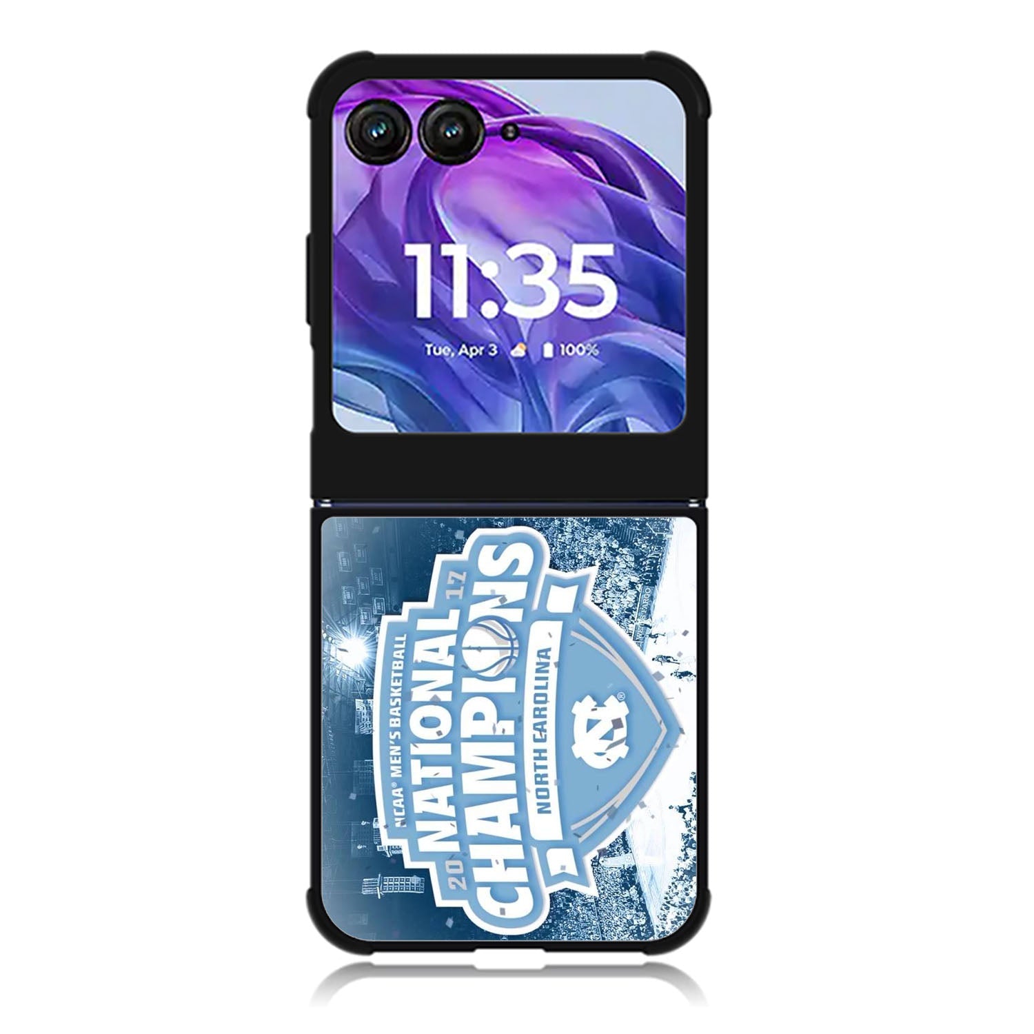 North Carolina UNC National Championships Motorola Moto Razr 2024 , Moto Razr 50 Case FE1444