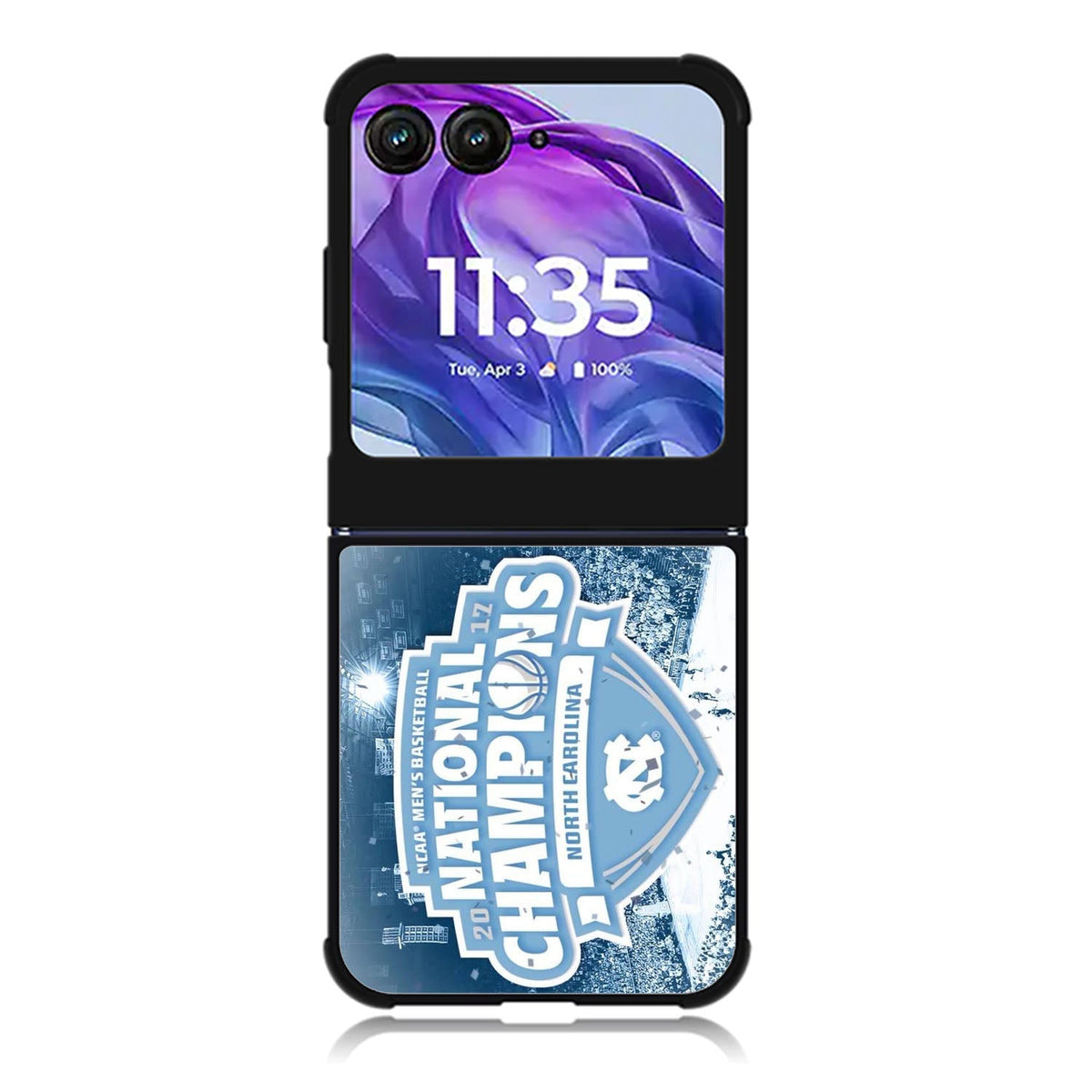 North Carolina UNC National Championships Motorola Moto Razr 2024 , Moto Razr 50 Case FE1444