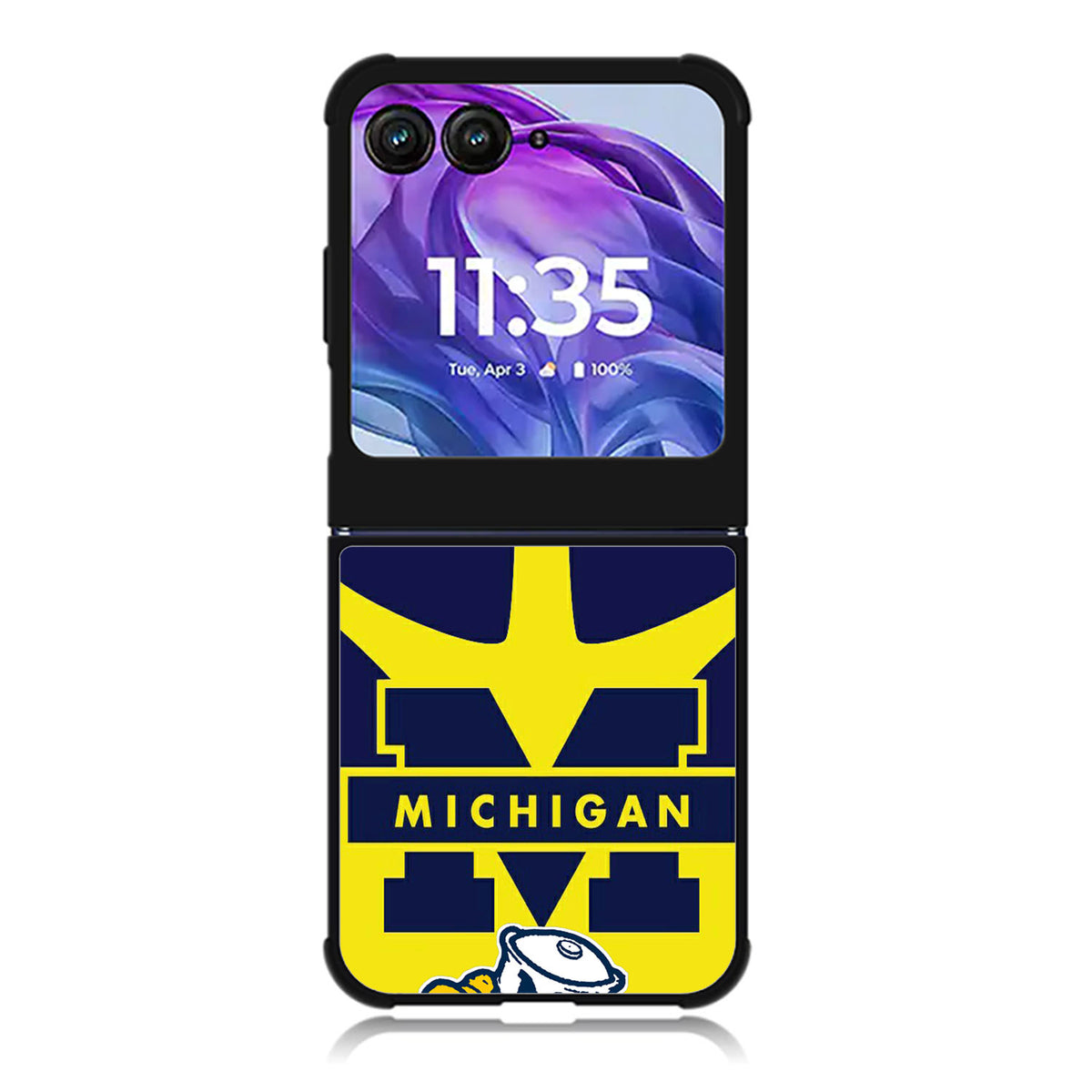 michigan wolverines Motorola Moto Razr Plus 2025/2024 Case, Moto Razr 50 Ultra 5G BC1450