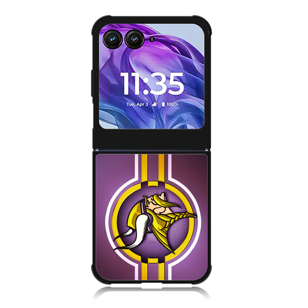 Minnesota Vikings logo Motorola Moto Razr Plus 2025/2024 Case, Moto Razr 50 Ultra 5G BC1466