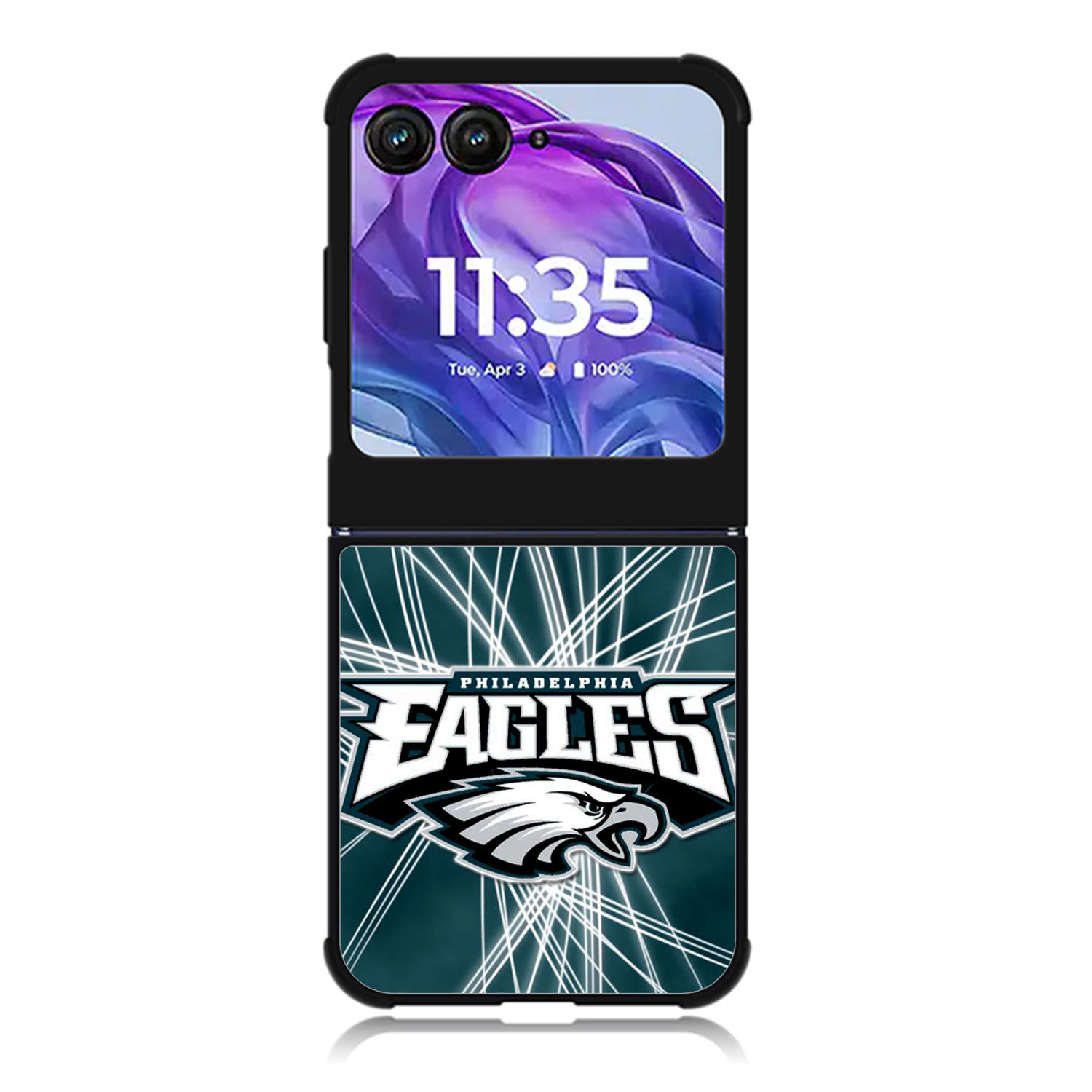 Philadelphia Eagles NFL Logo Motorola Moto Razr Plus 2025/2024 Case, Moto Razr 50 Ultra 5G BC1481