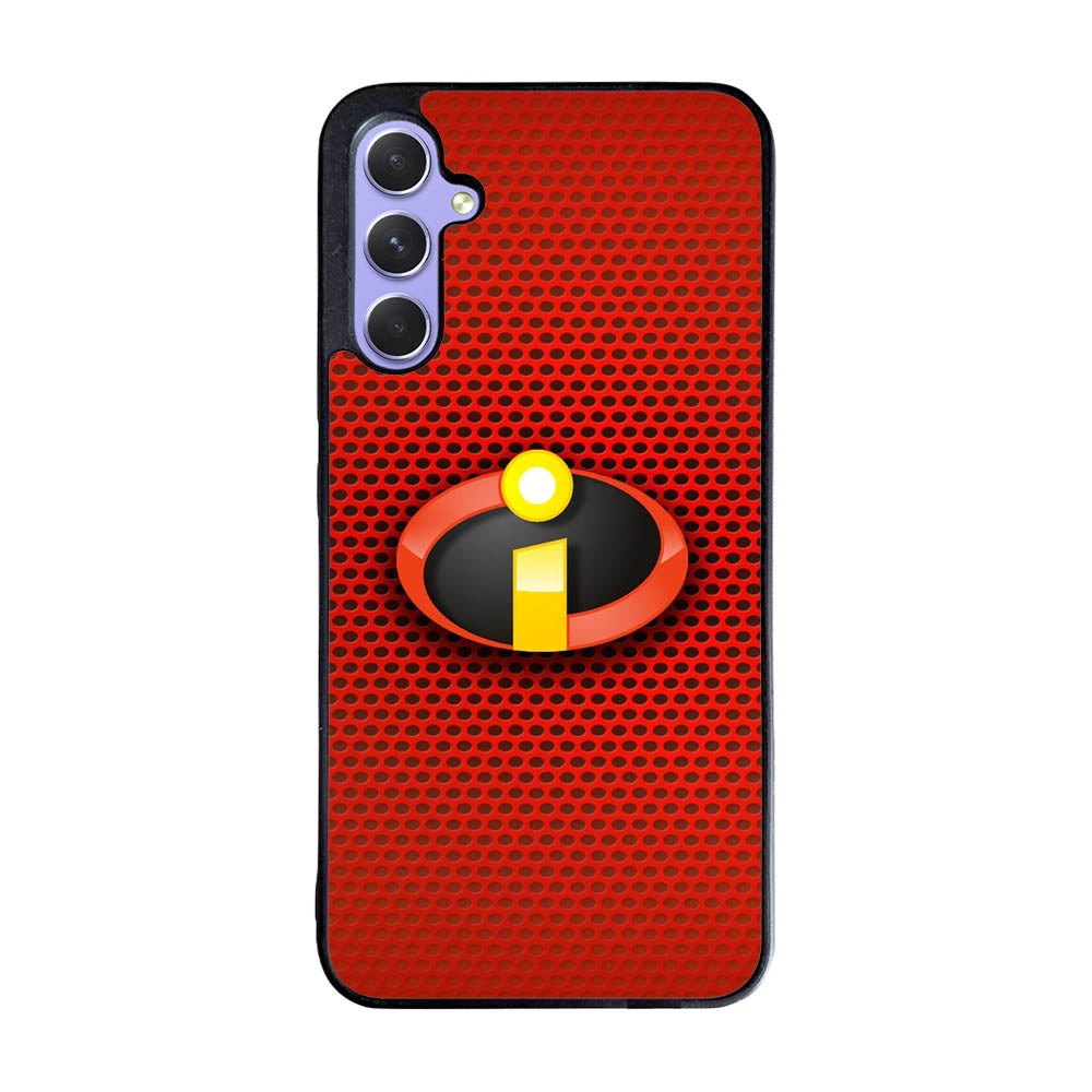 The Incredibles 2 Logo Red Carbon Case Samsung Galaxy A35 5G BC1492