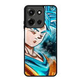 son goku super saiyan god blue Z5275 Motorola Moto G 5G 2025 Case