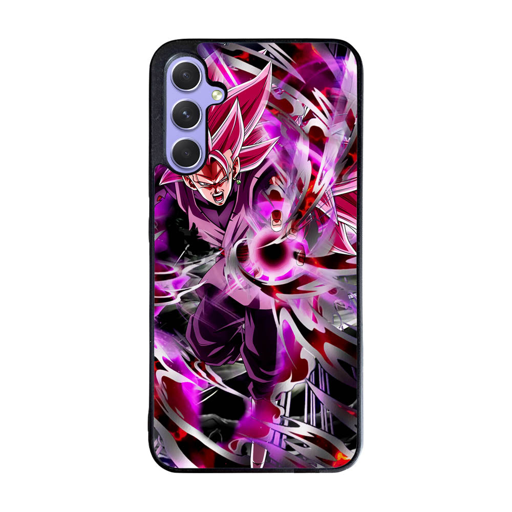 Goku Black Super Saiyan Rose Case Samsung Galaxy A35 5G BC1495