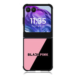 black pink logo Motorola Moto Razr 2024 , Moto Razr 50 Case FE1509