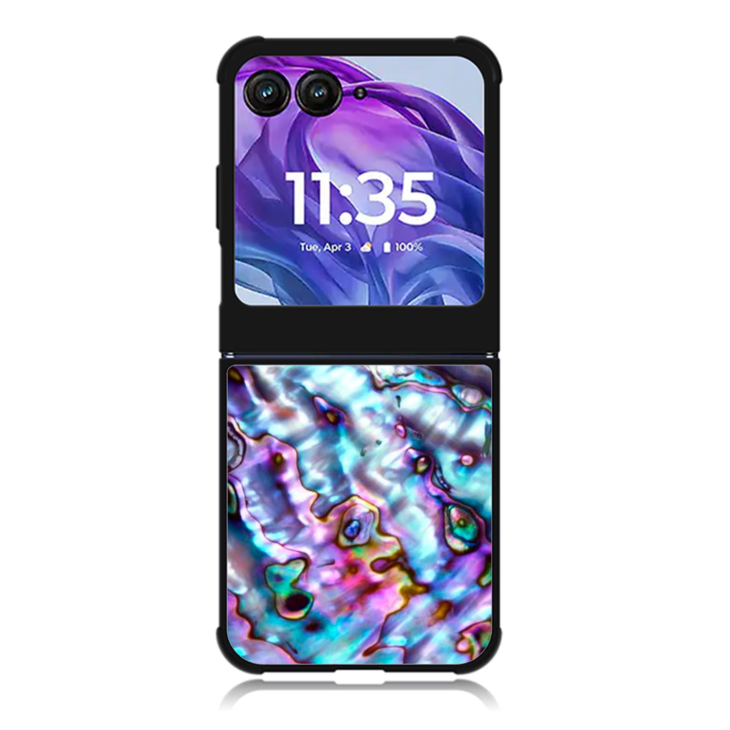 Abalone Shell Motorola Moto Razr Plus 2025/2024 Case, Moto Razr 50 Ultra 5G BC1523