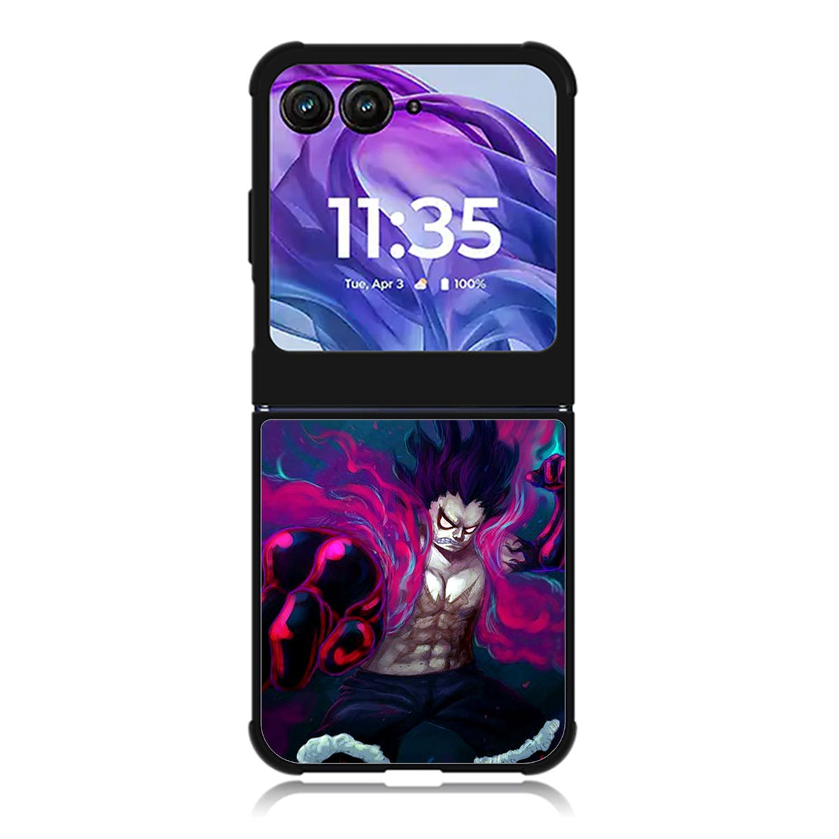 monkey d luffy gear 4 snake man paint Motorola Moto Razr 2024 , Moto Razr 50 Case FE0996