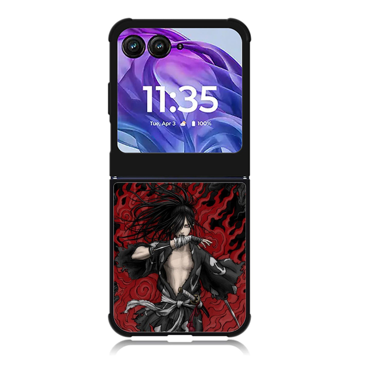 dororo Samurai Anime Motorola Moto Razr 2024 , Moto Razr 50 Case FE1000