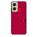 Pewdiepie red and black wavy Case Motorola Moto G Stylus 2024 5G BC1021