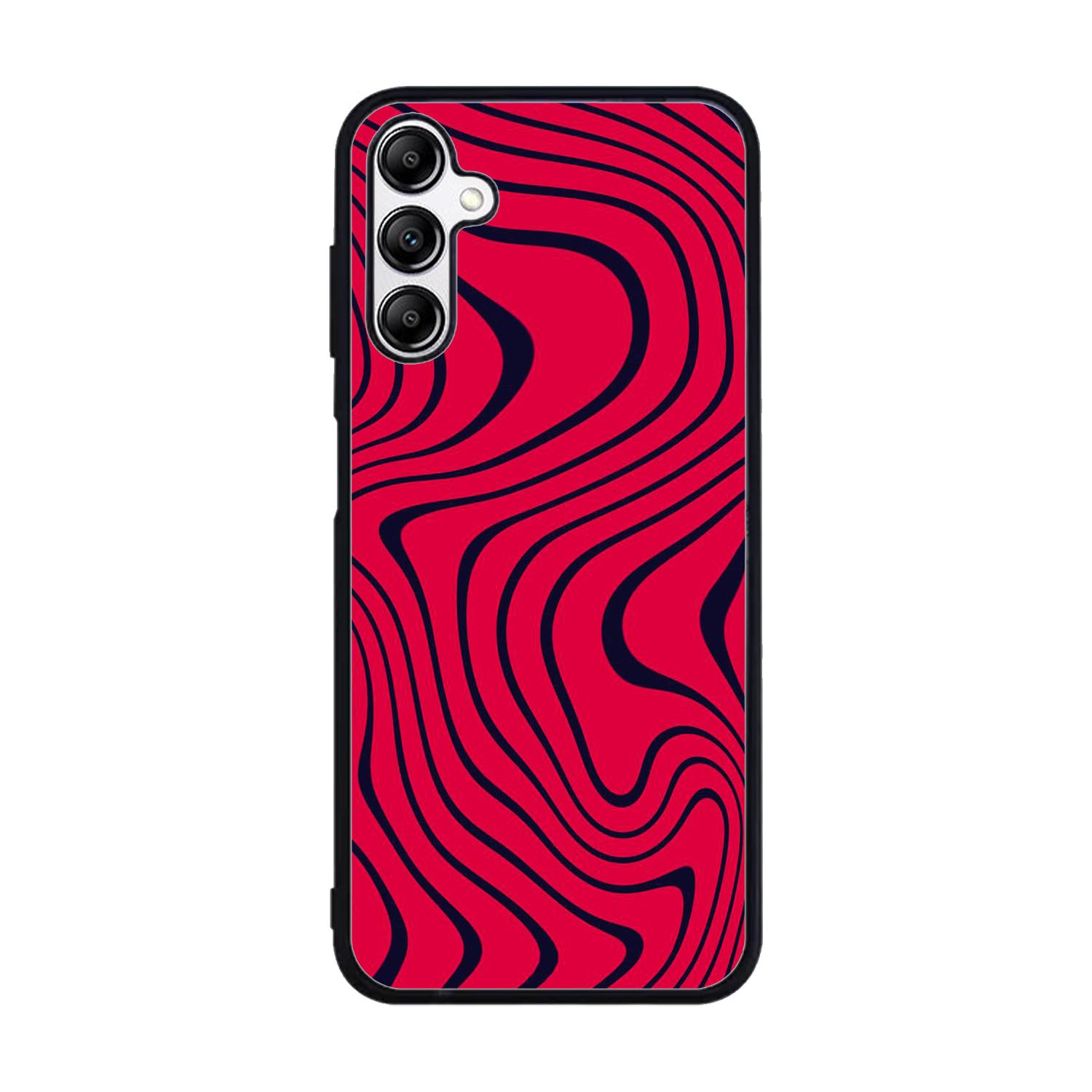 Pewdiepie red and black wavy Case Samsung Galaxy A15 BC1021