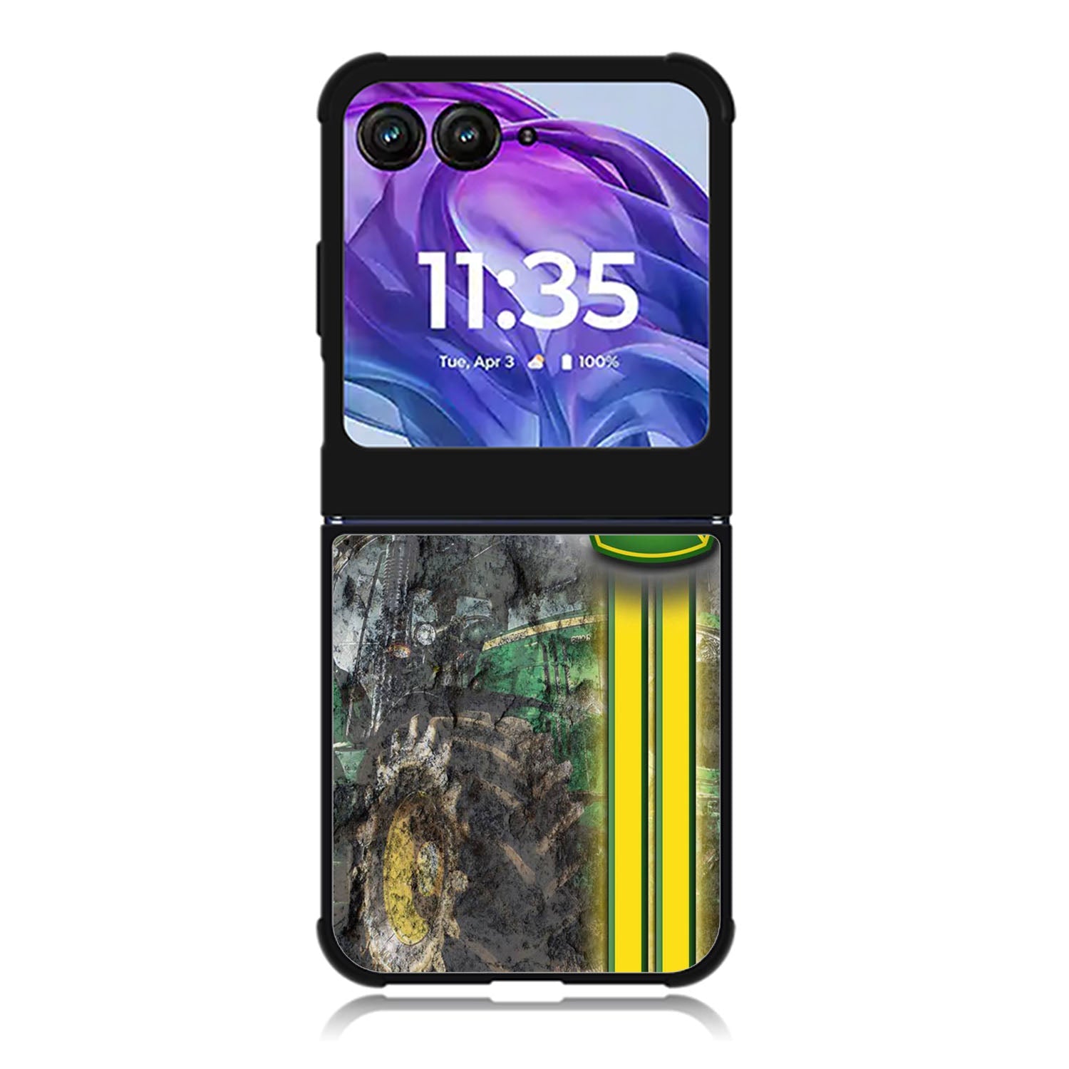 John Deere logo Motorola Moto Razr 2024 , Moto Razr 50 Case FE1031