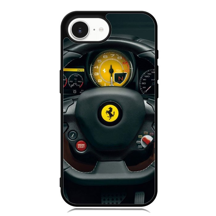 Red Ferrari Logo Z4552 iPhone 16e Case
