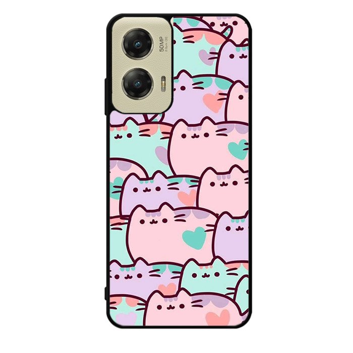 pusheen pattern Z4602 Motorola Moto G Stylus 5G 2024 Case
