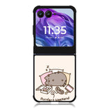 pusheen cat Motorola Moto Razr Plus 2025/2024 Case, Moto Razr 50 Ultra 5G BC1035
