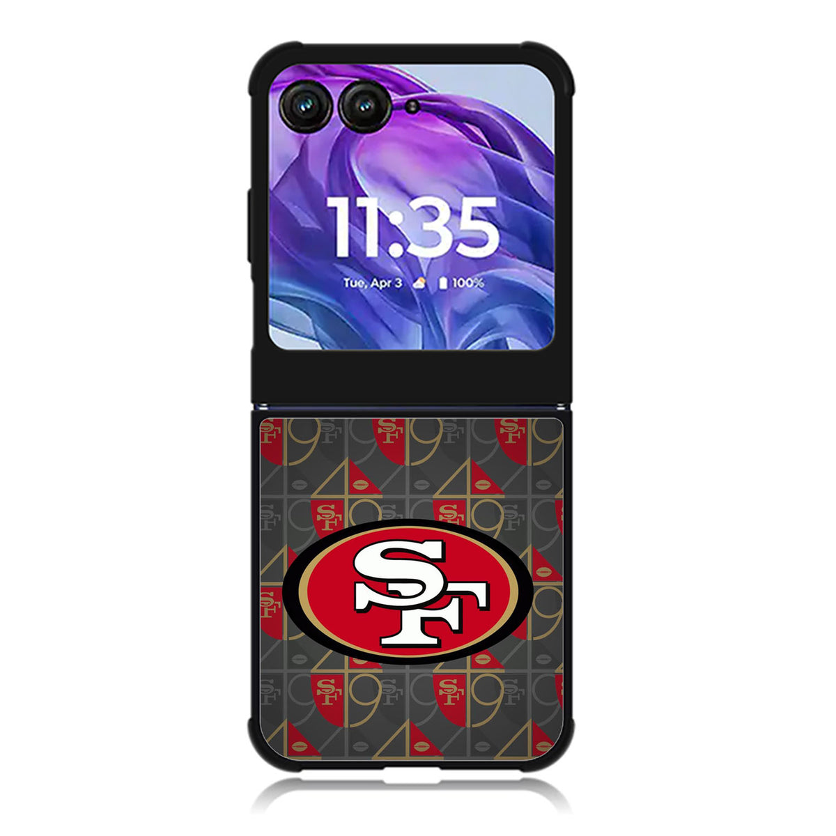 San Francisco 49ers Logo Motorola Moto Razr Plus 2025/2024 Case, Moto Razr 50 Ultra 5G BC1037