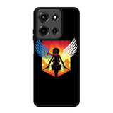 shingeki no kyojin mikasa Z5042 Motorola Moto G 5G 2025 Case