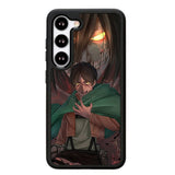 attack on titan eren Z8052 Samsung Galaxy S25 5G Case