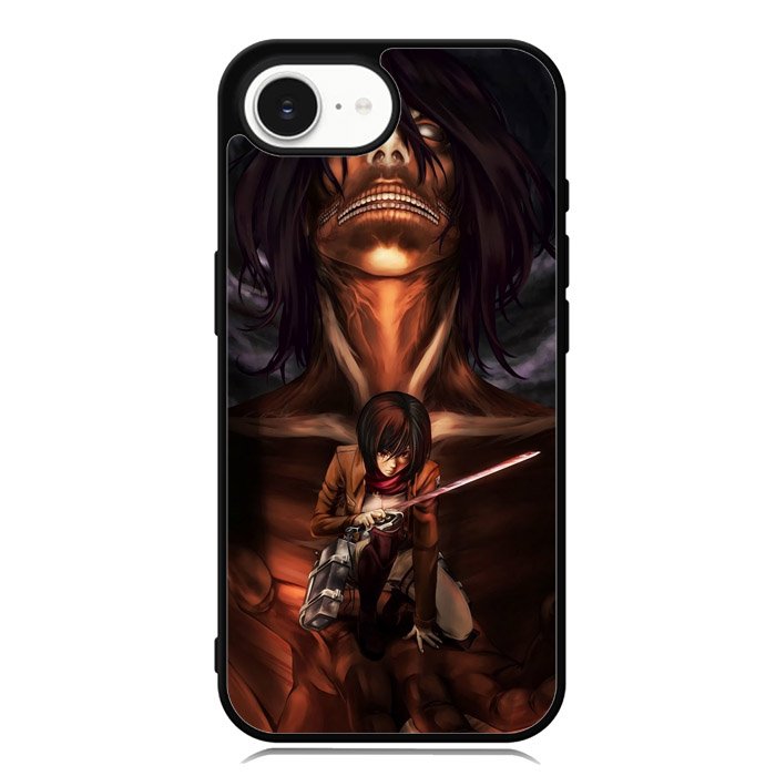 attack on titan mikasa Z8054 iPhone 16e Case