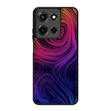Neon Rainbow swirls Z8073 Motorola Moto G 5G 2025 Case