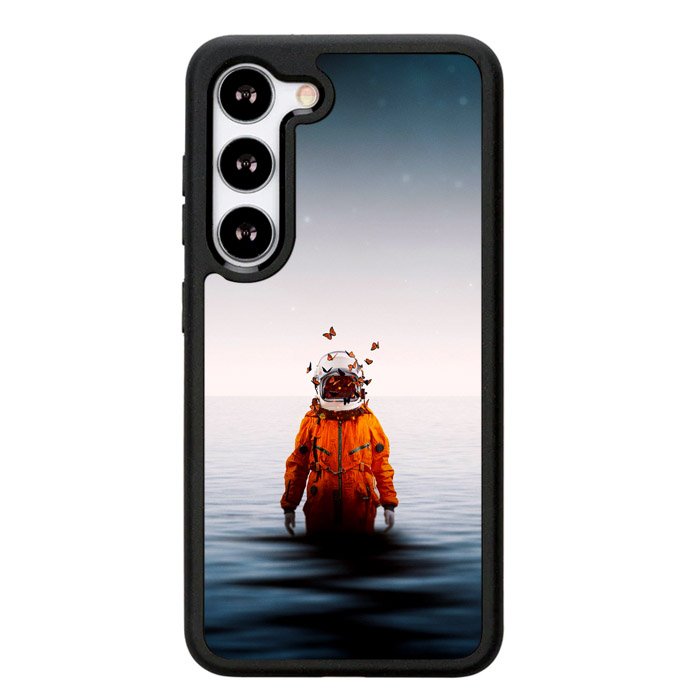 Butterfly Astronaut Z8081 Samsung Galaxy S25 5G Case