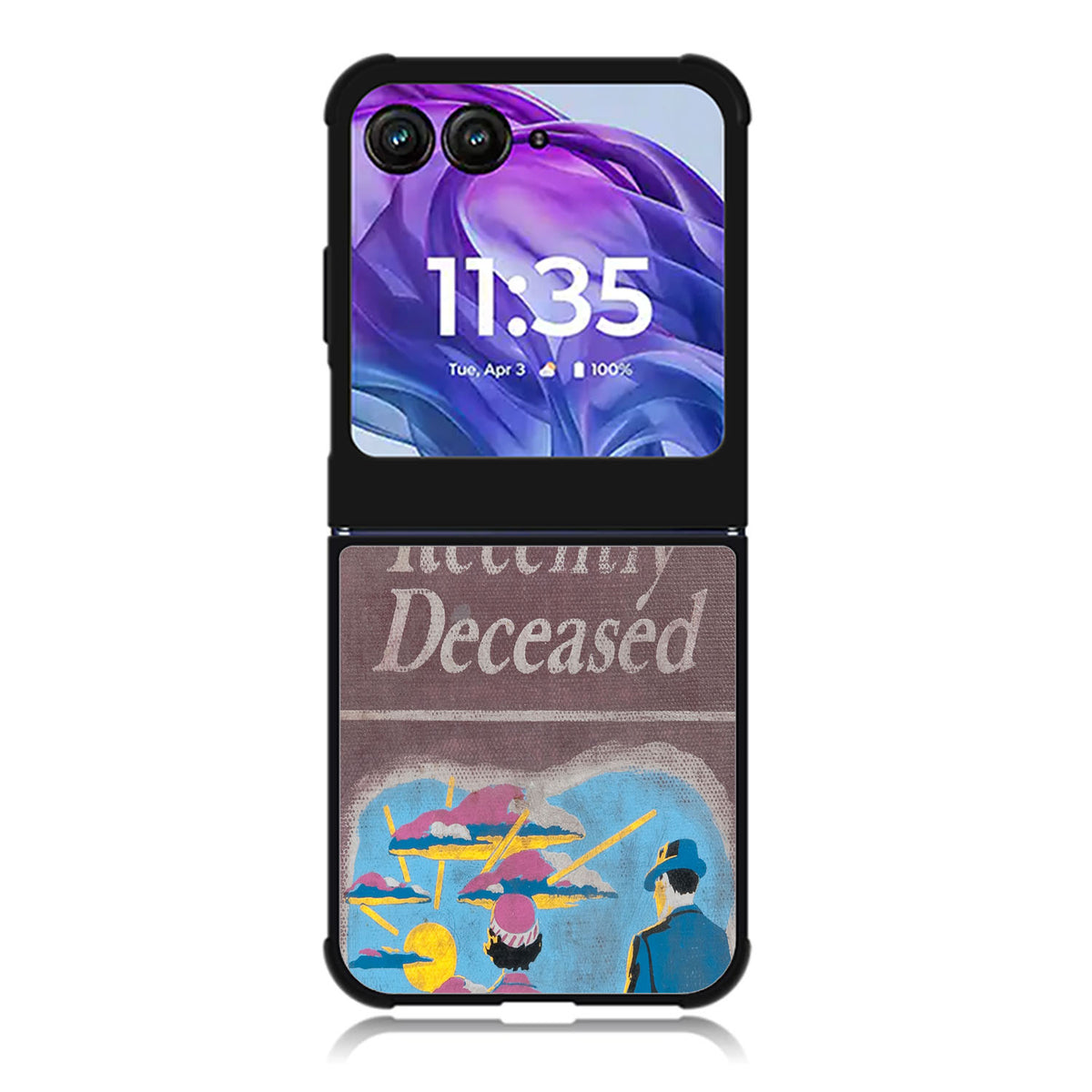 Beetlejuice Handbook for the recently deceased Motorola Moto Razr Plus 2025/2024 Case, Moto Razr 50 Ultra 5G BC1646