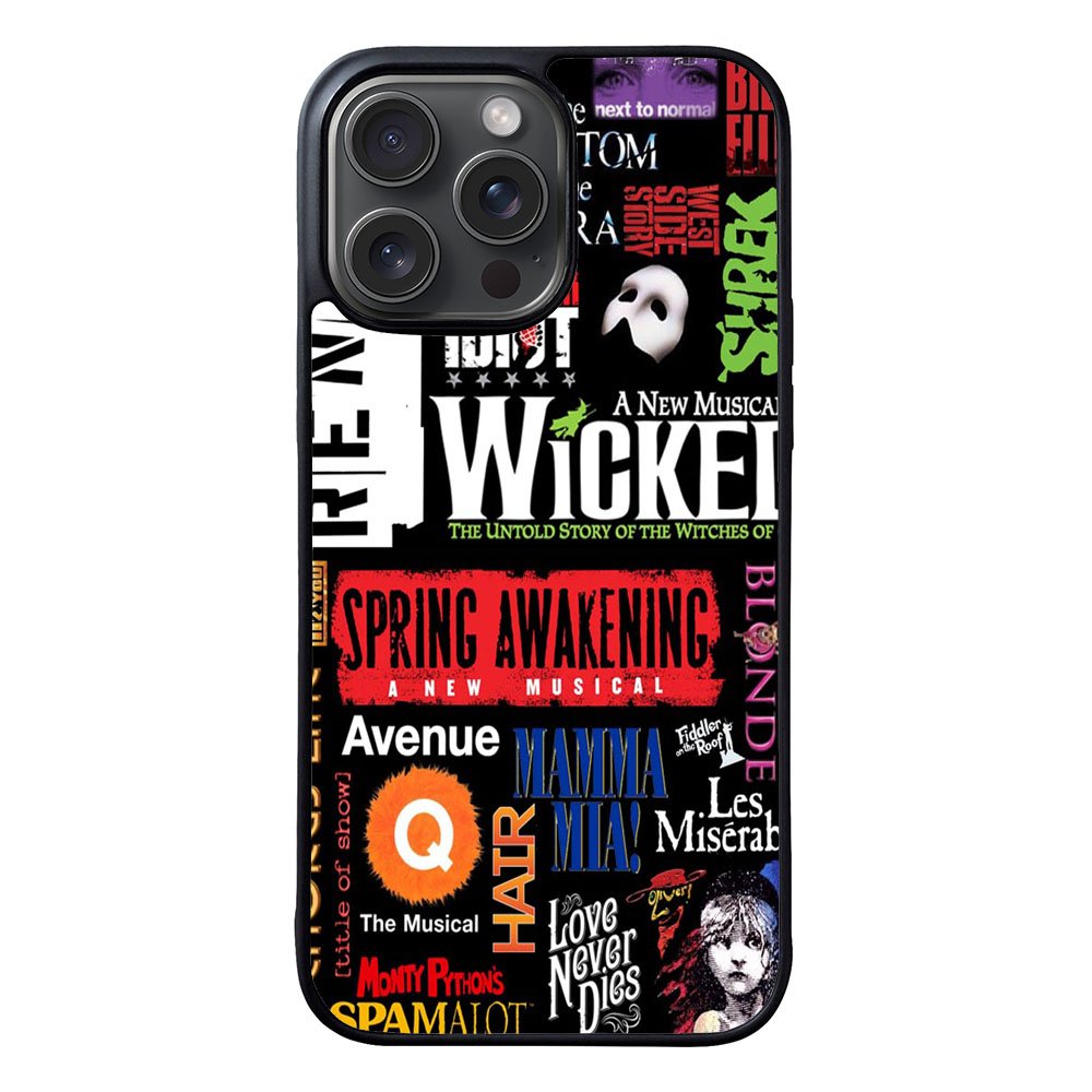 Broadway Musical Collage Case iPhone 15 Pro Max BC1651