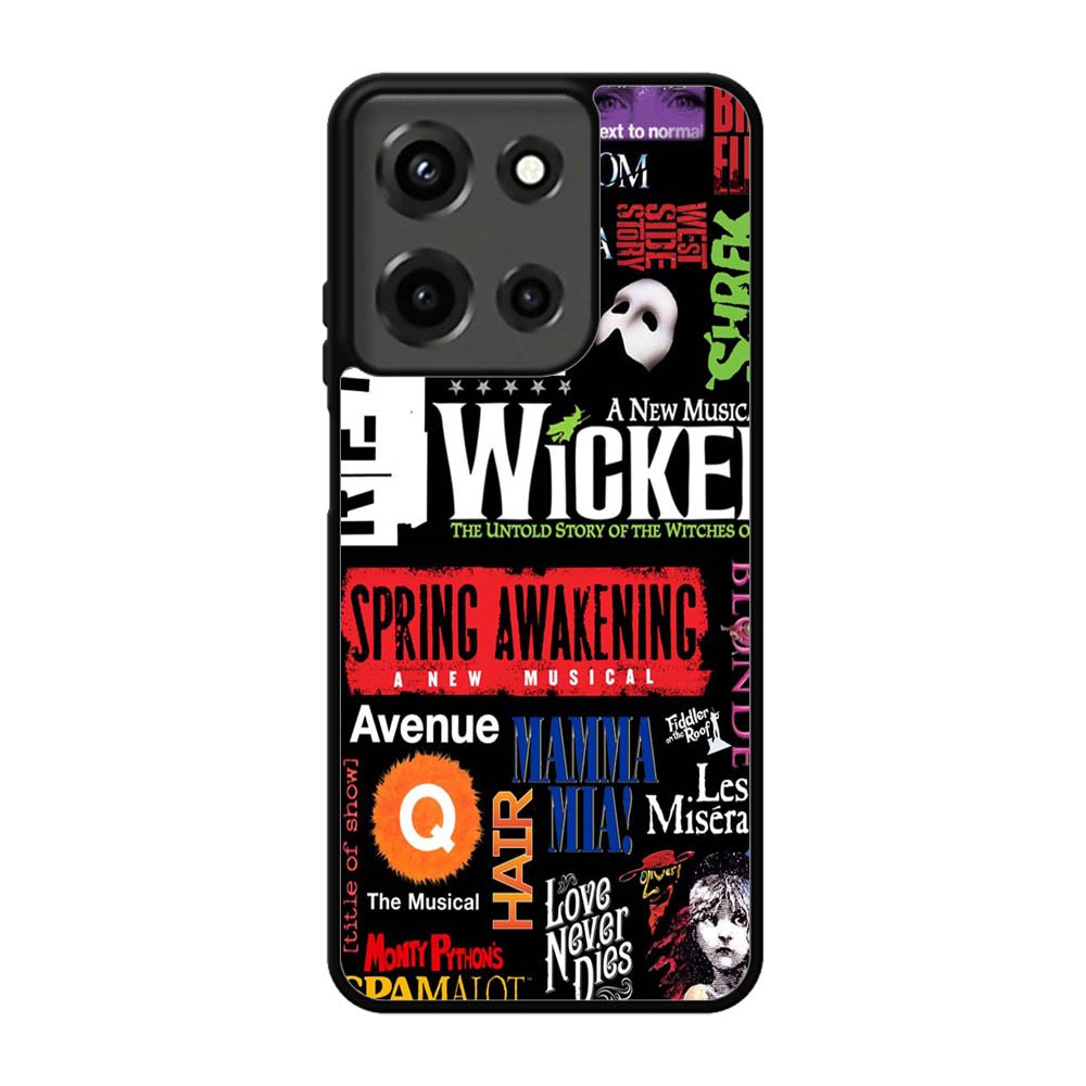 Broadway Musical Collage Motorola Moto G 5G 2025 Case BC1651