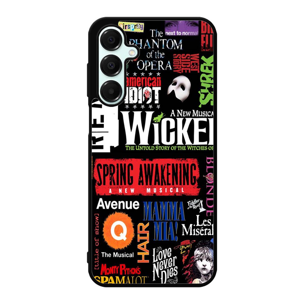 Broadway Musical Collage Samsung Galaxy A16 Case BC1651