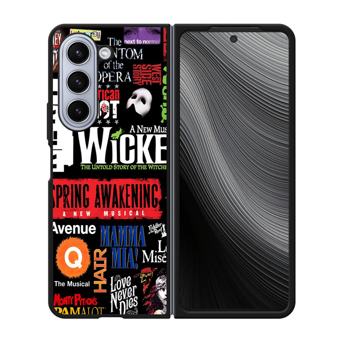 Broadway Musical Collage Case Samsung Galaxy z Fold 5 5G BC1651