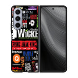 Broadway Musical Collage Case Samsung Galaxy z Fold 5 5G BC1651