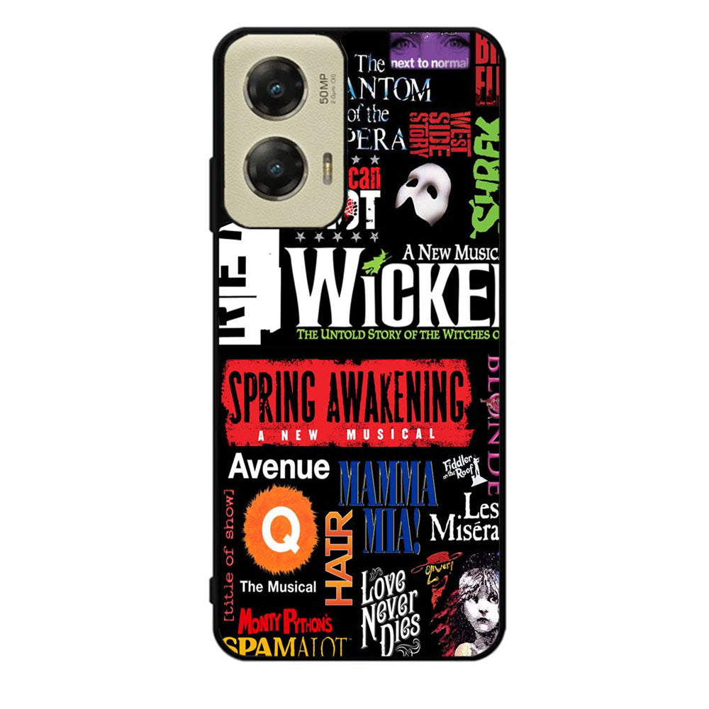 Broadway Musical Collage Case Motorola Moto G Stylus 2024 5G BC1651