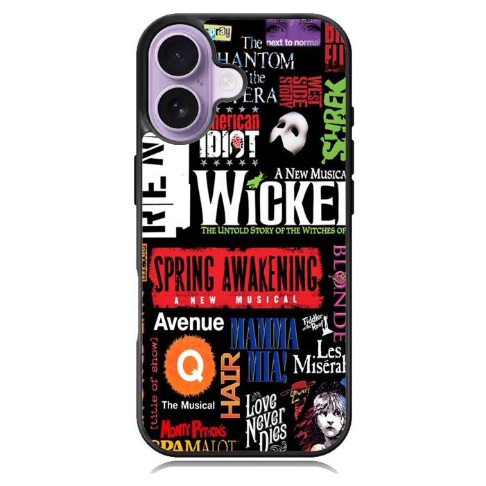 Broadway Musical Collage iPhone 17 Case BC1651