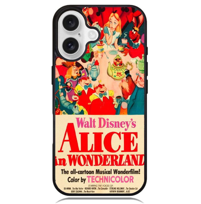 Vintage, Alice In Wonderland Poster Case iPhone 16 BC1653