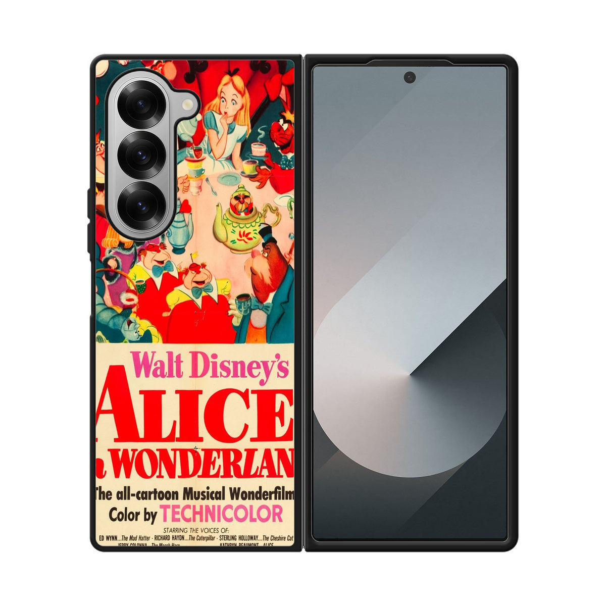 Vintage, Alice In Wonderland Poster Case Samsung Galaxy Z Fold 6 5G BC1653