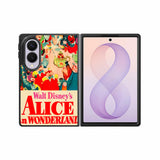 Vintage, Alice In Wonderland Poster Samsung Galaxy Z Fold 8 Case BC1653