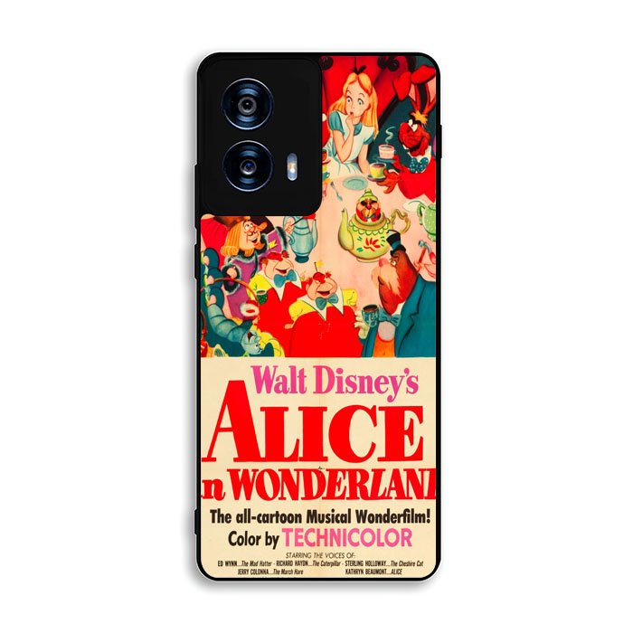 Vintage, Alice In Wonderland Poster Motorola Moto G Power 5G 2024 Case BC1653